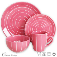 Colorful 16PCS Ceramic Stoneware Dinner Set